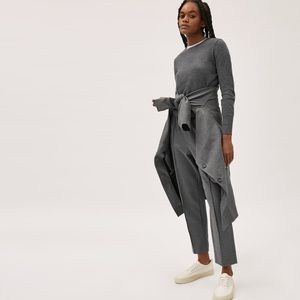 Everlane Cashmere Crewneck Sweater XS Dark Gray